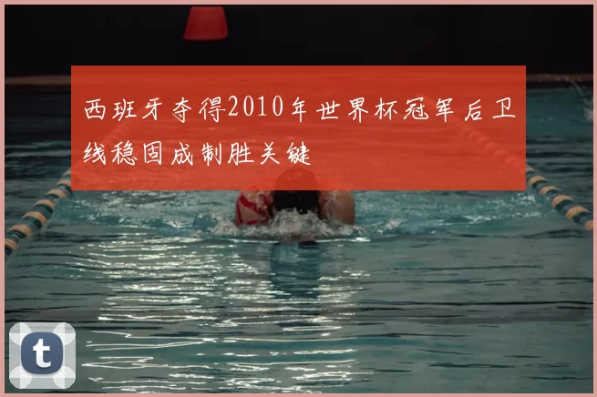 西班牙夺得2010年世界杯冠军后卫线稳固成制胜关键